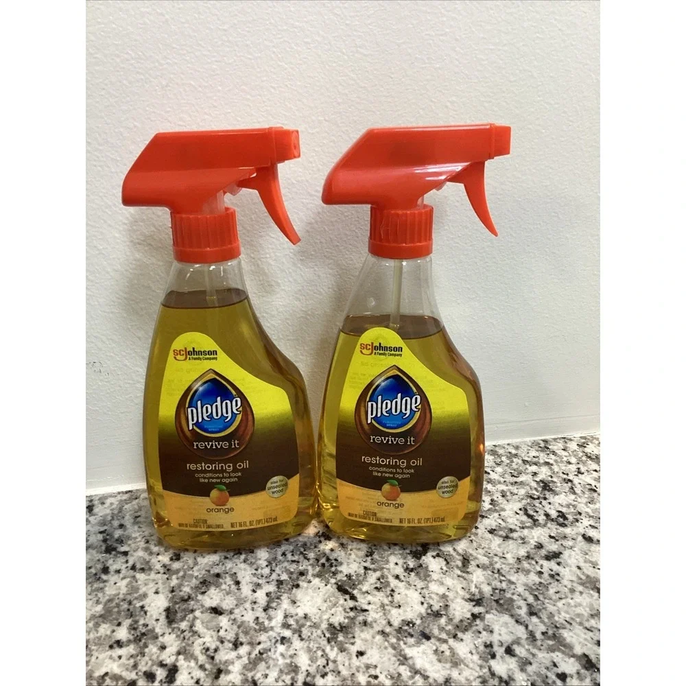 Furniture Spray Cleaner Restore Shine Orange Oil Polish Indoor Home Use 16oz US
